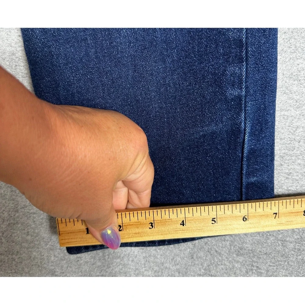 True Religion Geno Relaxed Slim Jeans Mens 33x30 Blue Flap Pocket Stretch Denim